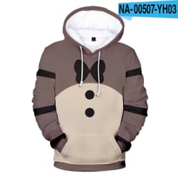 3 To 14 Years Kids Cartoon Hoodies Five Nights At FN AF 3D Hoodie Sweatshirt Boys Girls Bear Cartoon cosplay Children Pullover