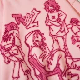 2025 Men Streetwear Pink Hoodie Sweatshirt Funny Cartoon Graphic Hoodie Autumn Harajuku Anime Hooded Pullover Hip Hop Hipster