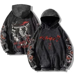 Berserk Anime Clothing Guts Cool Graphic Print Hooded Men Women Oversized Hoodies Cooton Casual Sweatshirt Harajuku Streetwear