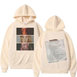 Ariana Grande Eternal Sunshine Inspired Album Print Hoodie Men Women Fashion Pullover Long-sleeved Casual Aesthetic Sportswear