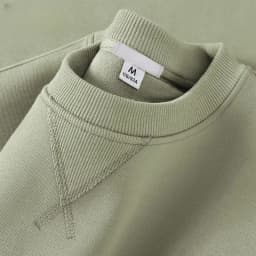 Thickened Fleece Hoodie Men's  Color round Neck Jacket Autumn Winter New Style Loose Fit Long Sleeve Antibacterial Self ...