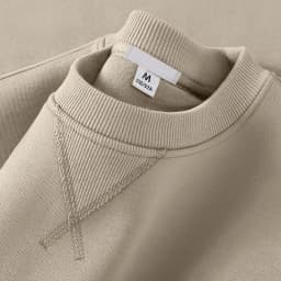Thickened Fleece Hoodie Men's  Color round Neck Jacket Autumn Winter New Style Loose Fit Long Sleeve Antibacterial Self ...