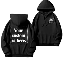 2026 Men Women Casual Custom Printed Text DIY Hoodie Customized Personalized Hoody Custom Hoodies Text Sweatshirt Men Clothing