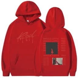 Rapper Playboi Carti Hoodie Album Whole Lotta Red Opium Merch Sweatshirt Men Women Fashion Hip Hop Oversized Pullover Streetwear