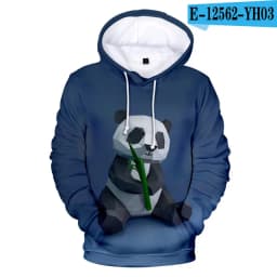 Funny Anime Panda 3D Printing Hoodies Fashion Women Men Autumn Winter Sweatshirt Girls Pullover Jacket Cosplay Costume