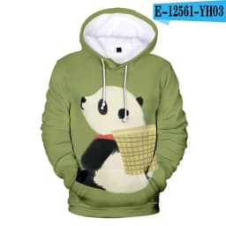 Funny Anime Panda 3D Printing Hoodies Fashion Women Men Autumn Winter Sweatshirt Girls Pullover Jacket Cosplay Costume