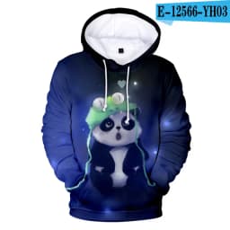 Funny Anime Panda 3D Printing Hoodies Fashion Women Men Autumn Winter Sweatshirt Girls Pullover Jacket Cosplay Costume