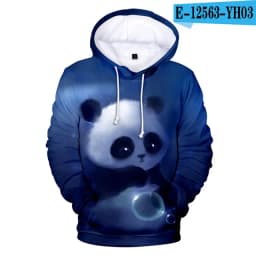 Funny Anime Panda 3D Printing Hoodies Fashion Women Men Autumn Winter Sweatshirt Girls Pullover Jacket Cosplay Costume