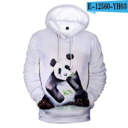 Funny Anime Panda 3D Printing Hoodies Fashion Women Men Autumn Winter Sweatshirt Girls Pullover Jacket Cosplay Costume