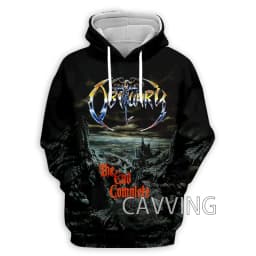 New Fashion Women/Men's 3D Print Obituary Rock Hoodies Hooded Sweatshirts Harajuku Hoodie Sweatshirts Tops Clothing