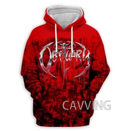 New Fashion Women/Men's 3D Print Obituary Rock Hoodies Hooded Sweatshirts Harajuku Hoodie Sweatshirts Tops Clothing