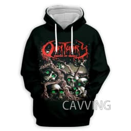 New Fashion Women/Men's 3D Print Obituary Rock Hoodies Hooded Sweatshirts Harajuku Hoodie Sweatshirts Tops Clothing