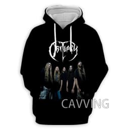 New Fashion Women/Men's 3D Print Obituary Rock Hoodies Hooded Sweatshirts Harajuku Hoodie Sweatshirts Tops Clothing