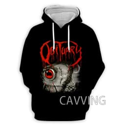 New Fashion Women/Men's 3D Print Obituary Rock Hoodies Hooded Sweatshirts Harajuku Hoodie Sweatshirts Tops Clothing