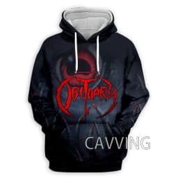 New Fashion Women/Men's 3D Print Obituary Rock Hoodies Hooded Sweatshirts Harajuku Hoodie Sweatshirts Tops Clothing