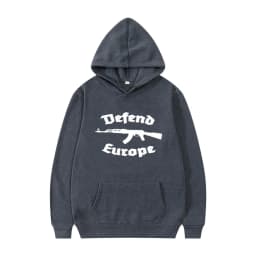 Defend Europe Hoodie Funny Sweatshirt Men Hoodies Pullover Hip Hop Streetwear DY-185