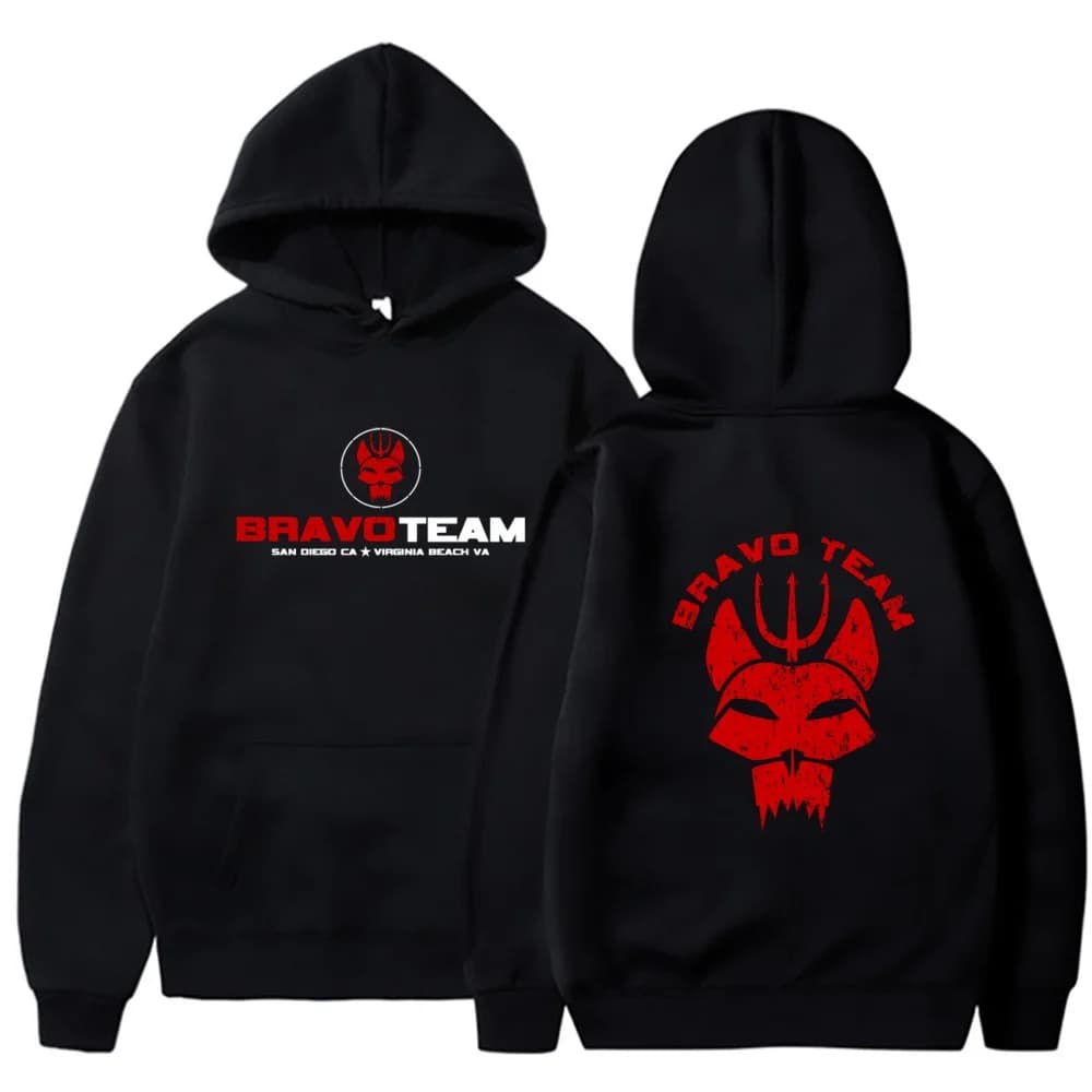 Naval Seals Bravo Team Hoodie Funny Sweatshirt Men Hoodies Pullover Hip Hop Streetwear