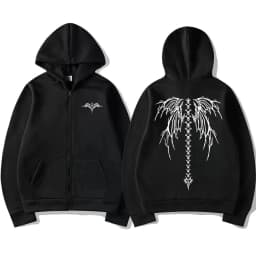 Gym Fitness Workout Bodybuilding Skeleton Graphic Zipper Hoodie Men Women Casual Oversized Zip Up Jacket Male Retro Streetwear