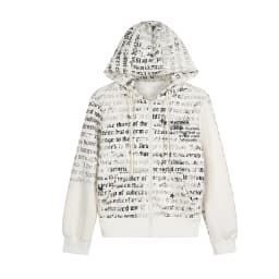New American Style Lightweight Asian Design Printed Hoodie Jacket Short Cardigan Zipper Hooded Sweatshirt Y2k Clothing