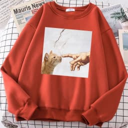 Cartoon Cat Printing Clothing Men Fashion Oversized Hoodie Anime Casual Swetshirt Loose Personality Hoodies Hip Hop Pullovers