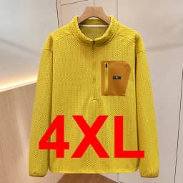 10XL Plus Size Sweatshirts Men Autumn Winter Fleece Sweatshirt Half Zipper Male Fashion Casual Pullover Big Size 10XL
