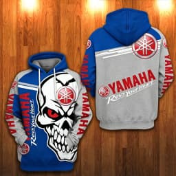 Hot Sale: Yamaha Men's 3D Printed Motorcycle Hoodie, Perfect for Street Style and Motorcycle Riding