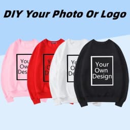 2026 Custom Sweatshirt Text Hoodies Student Casual Custom Printed Text DIY Hooded Custom Personalized Hoodie Men Clothing