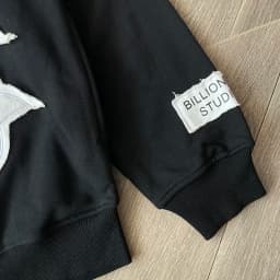 Glo Gang BODY BAG Embroidered cartoon iron drill zipper hoodie