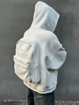 Men's American Style Backpack Hoodie,2025New Zip-Up Streetwear Coat,Spring Autumn Trendy Sweatshirt Jacket with Versatile Design