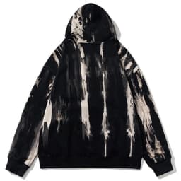 Vintage Tie Dye Hoodie Oversized Harajuku Streetwear Hip Hop Hoodie Pullover Sweatshirt Men Retro Loose Casual Hoodies