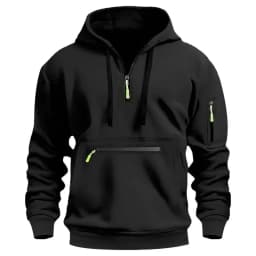 2025 New Men's Hoodies Winter Hooded Shirt Wear Fleece Multi Pocket Fashion Tops Hoody Loose Oversized Pullover Man Clothing