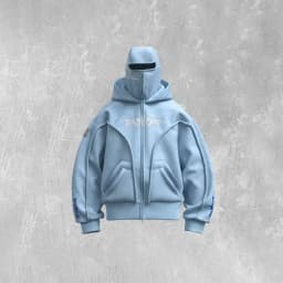 Y2K Harajuku Ninja Zip Up Hoodie Oversized Embroidered Washed Double Hat Sweatshirt American Style Streetwear Goth Men Women Top