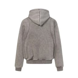 American Retro High Street Hoodie for Men Washed Patchwork DesignY2k Streetwear Autumn Winter Thick Loose Casual Hooded Pullover