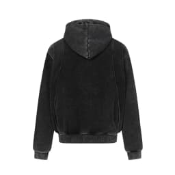 American Retro High Street Hoodie for Men Washed Patchwork DesignY2k Streetwear Autumn Winter Thick Loose Casual Hooded Pullover