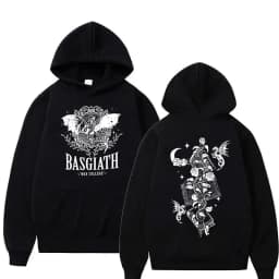 Xaden Riorson House Hoodies Iron Flame Dragon Rider Fourth Wing Emblem Sweatshirt Basgiath War Men Fashion Cool Oversized Hoodie