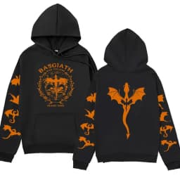 Xaden Riorson House Hoodies Iron Flame Dragon Rider Fourth Wing Emblem Sweatshirt Basgiath War Men Fashion Cool Oversized Hoodie