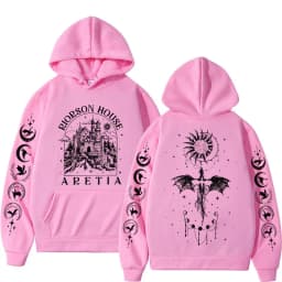 Xaden Riorson House Hoodies Iron Flame Dragon Rider Fourth Wing Emblem Sweatshirt Basgiath War Men Fashion Cool Oversized Hoodie
