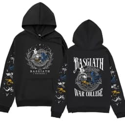 Xaden Riorson House Hoodies Iron Flame Dragon Rider Fourth Wing Emblem Sweatshirt Basgiath War Men Fashion Cool Oversized Hoodie