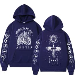 Xaden Riorson House Hoodies Iron Flame Dragon Rider Fourth Wing Emblem Sweatshirt Basgiath War Men Fashion Cool Oversized Hoodie