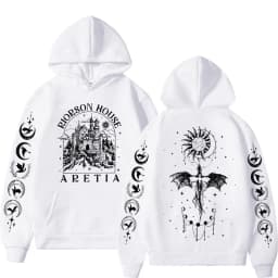 Xaden Riorson House Hoodies Iron Flame Dragon Rider Fourth Wing Emblem Sweatshirt Basgiath War Men Fashion Cool Oversized Hoodie