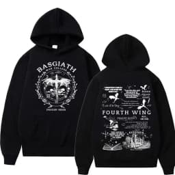 Xaden Riorson House Hoodies Iron Flame Dragon Rider Fourth Wing Emblem Sweatshirt Basgiath War Men Fashion Cool Oversized Hoodie