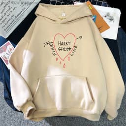 Happy Fine Line Print Hoodeis Harry Styles Treat People Kindness Fashionable Sweatshirts Women's Top Men Clothing Y2k Pullover