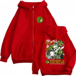Anime JoJo's Bizarre Adventure Jolyne Jotaro Graphic Zipper Hoodie Men Women Manga Fashion Vintage Oversized Zip Up Jacket Coat