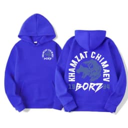 Khamzat Chimaev "borz" Logo Print Hoodies Men's Harajuku Gothic Vintage Sweatshirt Unisex Autumn/Winter Casual Hoodie Streetwear