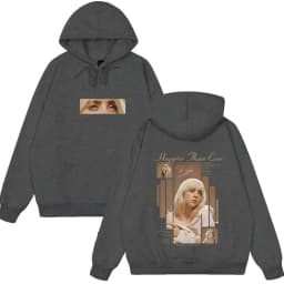 Happier Than Ever 2025 Hoodie Men Women Fashion Pop Music Pullover Hoodies Man Vintage Hip Hop Oversized Wears Cotton Tracksuits