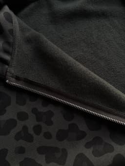 Y2K Zipper Hooded Sweatshirt for Autumn and Winter Retro Leopard Print Hooded Sweatshirt for Men and Women Loose Design Clothes
