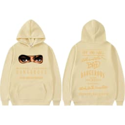 King of Pop Michael Jackson Bad Era Dangerous Hoodies Men's Clothing Fashion Gothic Hoodie Casual Comfort Sweatshirts Streetwear