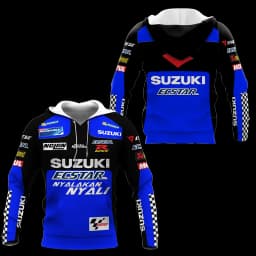 Hot-selling Suzuki 3D Printed Hoodie Sweatshirt, Men's and Women's Motorcycle Jacket, Hip Hop Street Fashion Top 2026