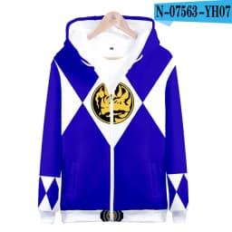 3 To 14 Years Kids Hoodies Mighty Morphin Clothing Boys Girls 3d Digital Printing Hoodie Cartoon Sweatshirt Children Clothes