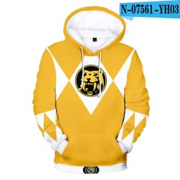 3 To 14 Years Kids Hoodies Mighty Morphin Clothing Boys Girls 3d Digital Printing Hoodie Cartoon Sweatshirt Children Clothes